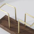 thumbnail image 3 of Soporte clásico para toallas de papel, soporte para palillos de dientes, servilletero de madera maciza, servilletero creativo de nogal, sencillo para hotel, B&B, cafetería, 3 of 5