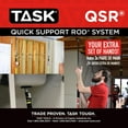thumbnail image 3 of Task T74500 63" to 120" Quick Support Rod, Adjustable Support System, 132 lbs Max Capacity, 3 of 7