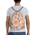 thumbnail image 2 of Bingfone Mushrooms2 Drawstrings Backpacks Bags For Men Women Gym Drawstrings Bag, 2 of 9