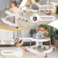 thumbnail image 3 of XIOYIG 5 in 1 Baby Walker, Music and Lights Walker for Baby Boy Girls 6-18 Months, Foldable Baby Walkers with Wheels and Bouncer Combo Portable, Toddler Infant Walker with Adjustable Height, 3 of 7