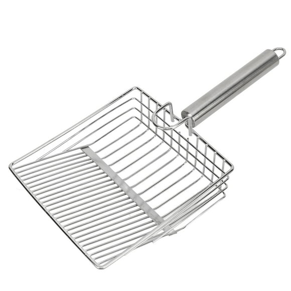 Kitten Cat Litter Scooper Metal Widened Efficient Kitten Litter Sifter Scoop For Litter Box
