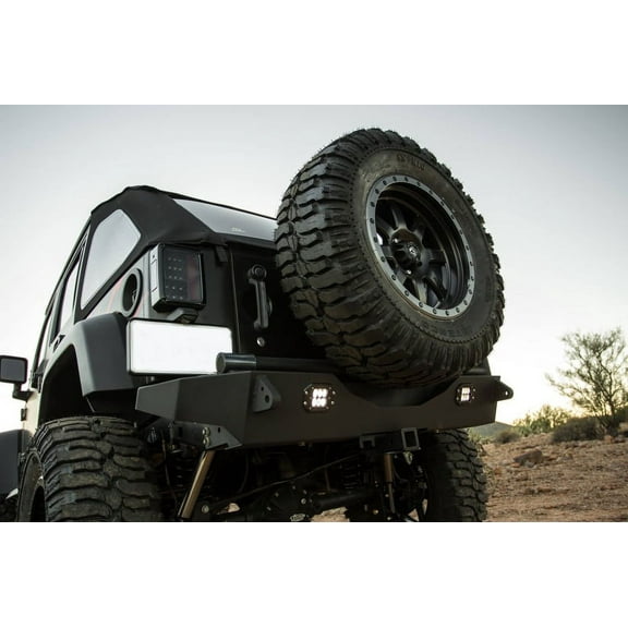 Addictive Desert Designs 07-18 Jeep Wrangler JK Stealth Fighter Rear Bumper w/ KC Logo