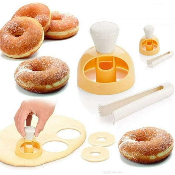 2 Pack Donut Cutters Set 3 Inch,Cookie Cutter round for Baking Donut Mould Maker