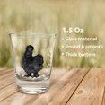 thumbnail image 4 of WIRESTER 1.5oz Crystal Shot Glass for Coffee Beer Wine Whiskey Vodka Milk Water & More - Black Silkie Chicken, 4 of 6
