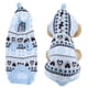 thumbnail image 2 of Ropa para mascotas, suéter para perro con forma de corazón y copo de nieve de fibras acrílicas, ropa cálida para perro, diseño exquisito, 2 of 8