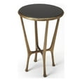 thumbnail image 1 of Butler Specialty Company Table d'Appoint en Métal et Pierre Flavio - Noir / Bronze, 1 of 4