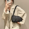 thumbnail image 3 of Quilted Puffer Handbag Padded Puffy Purse for Women Lightweight Cotton Padding Hobo Bag Shoulder Purse, 3 of 6