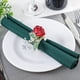 thumbnail image 2 of Servilleteros de flores de 6 piezas, manualidades decorativas, servilleteros exquisitos, para el día de San Valentín, decoración de la del hotel, rojo mayimx Servilletero, 2 of 9