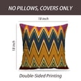 thumbnail image 2 of LALILO Throw Pillow Covers Chevron Angle Chevron Clothing Computer Cushion Cover 18" x 18", 2 Pack, 2 of 6