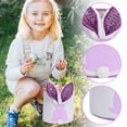 thumbnail image 4 of Easter Bunny Basket, Easter Basket with Handle and Rabbit Ears, Egg Hunting Basket for Kids, Boys & Girls, Ideal for Candy Gifts Storage Green Green, 4 of 6
