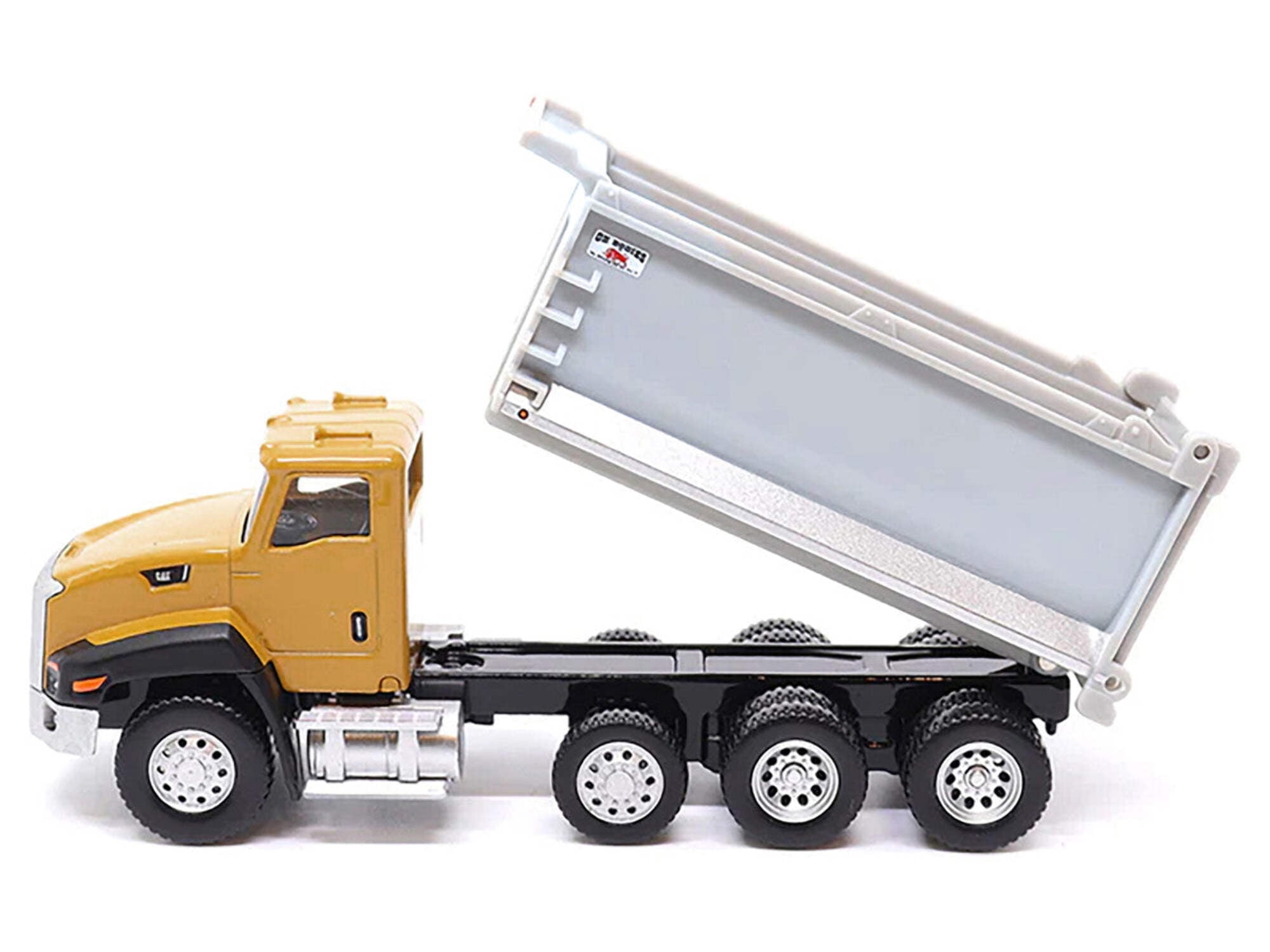 CAT Caterpillar CT660 Dump Truck Yellow and Gray 1/64