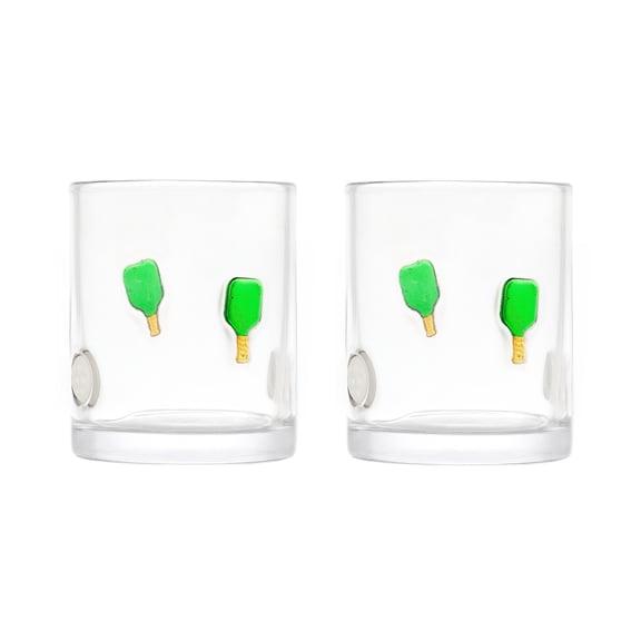 Thyme & Table 12 fl oz Pickle Ball Charm Drinking Glasses, Set of 2