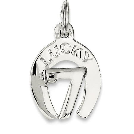 Horseshoe Italian Charm - ICE CARATS 925 Sterling Silver Lucky 7 Horseshoe Pendant Charm Necklace Good Luck Italian Horn Fine Jewelry Ideal Gifts For Women Gift Set From Heart