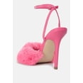 thumbnail image 3 of Tarantino Faux Fur Stiletto Sandals, 3 of 10