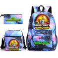 thumbnail image 1 of hot selling  hard work afraid backpack shoulder bag pencil case three-piece schoolbag children backpack cartoon, 1 of 7