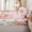 Elf D, variant on Erosebridal Kawaii Elf Zipper Twin Comforter Sets with Fitted Sheet and 2 Pillowcases for Girls, Flower Monogrammed V Zipper Bedding Set, Pink Reversible
