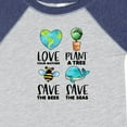thumbnail image 4 of Inktastic Earth Day Plant a Tree Save the Bees Save the Seas Love Your Mother Earth Boys or Girls Baby Bodysuit, 4 of 5