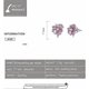 thumbnail image 3 of 925 Sterling Silver Stud Earrings for Girls Ear Studs Hypoallergenic Earring for Women Fashionable jewelry, 3 of 4