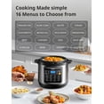 thumbnail image 2 of 16-in-1 Electric Pressure Cooker with Non-Stick Pot for Yogurt, Rice, Slow Cooking, Steaming, and More, 8 Quarts, 2 of 6