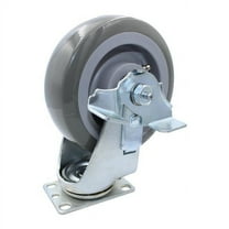 Snap-Loc SLAC6SDSBP 6 in. Super-Duty Polyurethane Swivel-Brake Caster, 450 lbs