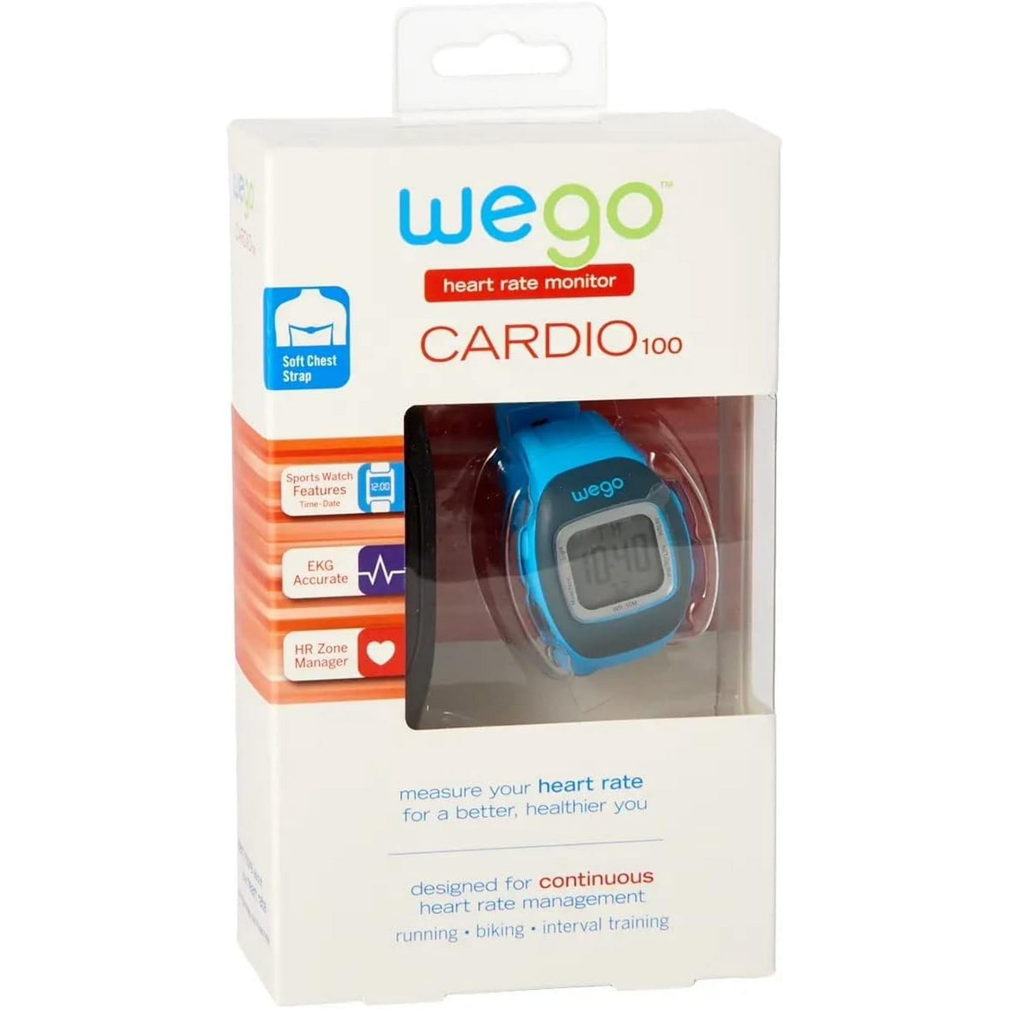 WEGO Heart Rate Monitor Cardio 100 With Easy to Use Continuous Heart rate managment