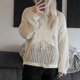 thumbnail image 5 of Gibobby Suéter de Cuello Redondo para Mujer, Suéteres para Mujer otoño Invierno Manga Larga Casual Elegante suéter Color sólido(A,M), 5 of 5