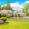 thumbnail image 3 of Metal Garden Fence 40 inch H x 28 inch W, 5 Panels (4 Panels + 1 Gate), Total 11.6 ft, No Dig Fence Rustproof Animal Barrier Fencing for Dog, Rabbits, and Patio,Yard, 3 of 6