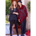 thumbnail image 5 of Catherines Women's Plus Size Fringe Poncho Duet, 5 of 5