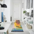 thumbnail image 4 of Yayeee Runner Rug for Bedroom 2'x6' Machine Washable Hallway Non Slip Mat, Colorful Landscape, 4 of 8