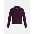 thumbnail image 6 of Avia Women's and Women's Plus Quarter-Zip ScubaKnit Pullover, Sizes XS-4X, 6 of 6
