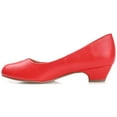 thumbnail image 3 of Journee Womens Saar Comfort Insole Round Toe Block Heel Pumps, Widths Available, 3 of 10