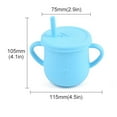 thumbnail image 5 of Joernso Water Cup Soft Leakproof Silicone Baby Straw Feeding Drinking Glass for Home, 5 of 8