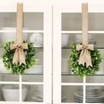 thumbnail image 7 of CoreLiving Eucalyptus Wreath Artificial Greenery Wreath for Front Door Decor Summer Wreaths for Porch Wall Window Kitchen Cabinet 1 Piece with Ribbon, 7 of 7