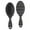 Black Christmas Folk, variant on Blue Christmas Snowflake Pattern Hair Brush,Girls Detangling Hair Brush,Glide Through Tangles with Ease for Wet & Dry Hair,8.8"X2.8"