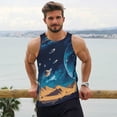thumbnail image 6 of Salouo Astronaut In A Space Suit On The Planet for Men's Tank Tops,Sleeveless Muscle Shirts for Men Quick Dry Workout Tank Top Gym Muscle Tee Fitness Bodybuilding Sleeveless T Shirt-XX-Large, 6 of 7
