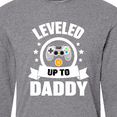 thumbnail image 4 of Inktastic Leveled up To Daddy with Game Controller Long Sleeve T-Shirt, 4 of 5