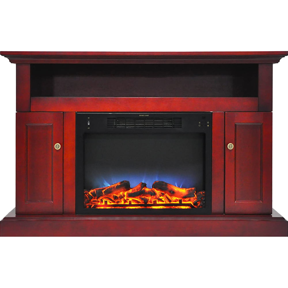 NEW TWIN STAR FIREPLACE WOOD SURROUND KIT IN MIDNIGHT CHERRY FINISH 