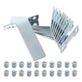 thumbnail image 1 of Picture Frame Easel Back Support for Desktop Display 1Set Silver Aluminum Material, 1 of 5
