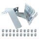 thumbnail image 1 of Picture Frame Easel Back Support for Desktop Display 1Set Silver Aluminum Material, 1 of 5