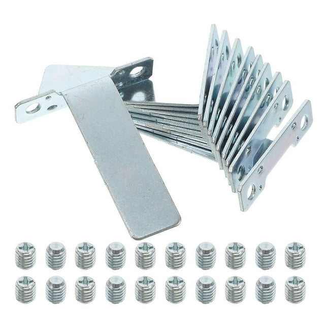 Picture Frame Easel Back Support for Desktop Display 1Set Silver Aluminum Material