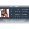 thumbnail image 4 of Gibobby Ropa interior hipster para mujer Braguitas bikini para mujer, cómodas, informales, para mujer, ropa interior encaje Hipster, sin costuras, sexy, cortes altos（Rojo， M), 4 of 4