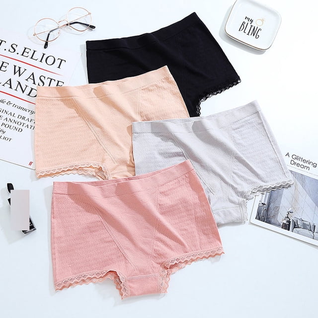 unbranded Calzoncillos Negros Para Mujer Con Media Y Elástica Y Transpirable