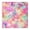 Colorful Tie Dye-2, variant on Colorful Tie Dye Pattern Square Fitted Tablecloth with Elastic Edge,Square Table Cover,Washable Elastic Table Cover for Home Kitchen Party Decor 34"x34"