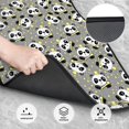 thumbnail image 3 of Xecao Panda With Crown And Stars Print Car Foot Mat Set of 4 Pieces Neoprene All-Weather Dust-Proof Stain-resistantCar Interior Decorative mats Non-Slip Mats, 3 of 6