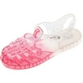 thumbnail image 5 of Hey Collection Toddler Kids Jelly Water Shoe Sandal Flats with Buckle, Available in Six Colors, 5 of 5