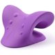 thumbnail image 1 of Neck and Shoulder Relaxer, Cervical Traction Device for TMJ Pain Relief and Cervical Spine Alignment, Chiropractic Pillow Neck Stretcher (Purple), 1 of 4