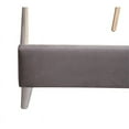 thumbnail image 7 of Glory Furniture Bergen Velvet Upholstered Full Bed in Gray, 7 of 7