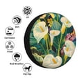 thumbnail image 2 of Kdxio Tropical Floral Jungle for Tire Cover Wheel Protectors Tyre Covers Weatherproof Wheel Covers Universal Fit for Trailer Rv SUV Truck Camper Travel Trailers 15 inch, 2 of 5