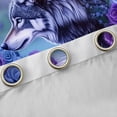 thumbnail image 4 of Castle Fairy Flower Crow Wolf Black Out Curtains,Rose Curtains Pack of 2 (42x63 Each), 4 of 6