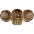 thumbnail image 2 of Natural Parchment Paper Cupcake Liners Standard Baking Cups 400-Count, Unbleached No Smell Greaseproof Paper, 2 of 4